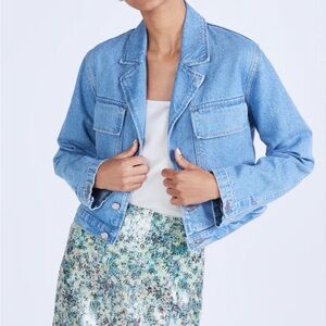 Derek Lam 10 Crosby Sierra Cropped Utility Jacket - Beekman